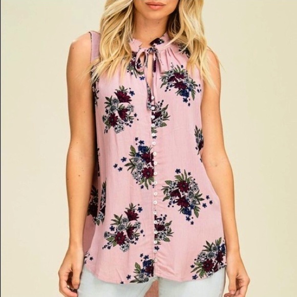 LAST 1! π Ruffle Collar Spaghetti Tie Top! - Picture 6 of 6